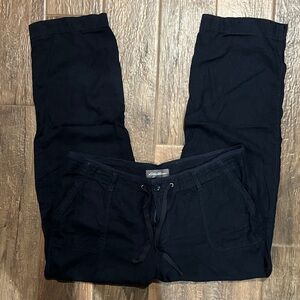 Eddie Bauer Women's Black Joggers LINEN
